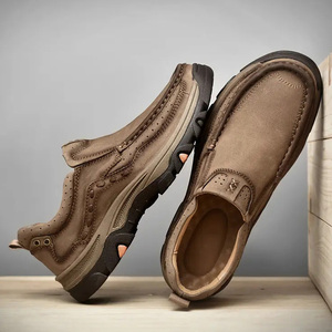 Zapatillas Casuales de Negocios para <span class=keywords><strong>Hombre</strong></span> con Cordones Delanteros, Transpirables, Cómodas, para Escalar al Aire Libre - Product Image 2