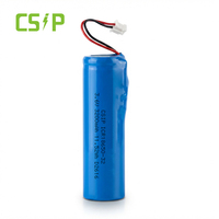 Batterie cylindrique au lithium CSIP 1S1P personnalisée 2000mAh~3500mAh Connecteurs XH2.54 3P 3.6V 3200mAh 3500mAh Akku Batterie 18650