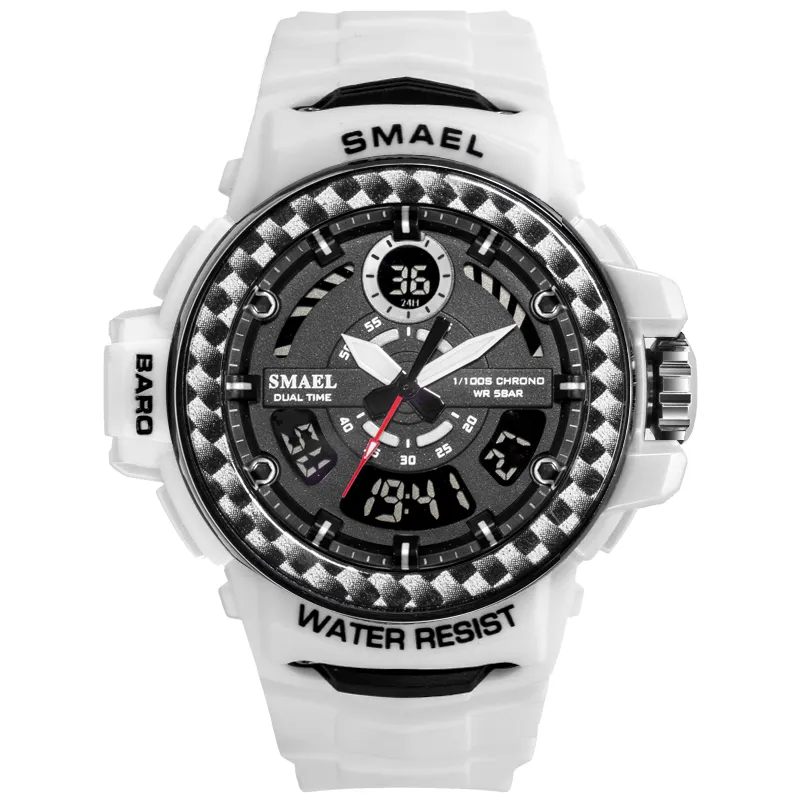 Aymones-Reloj de pulsera SL-8014, pulsera digital clásica roja automática con correa personalizada, venta al por mayor