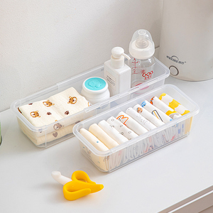 Nouveau organisateur d'articles divers en plastique pour placard Rectangle bébé produits boîte de rangement compartiments Flexible maison accessoires stockage - Product Image 4