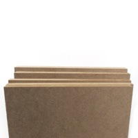 Panneau MDF uni 3mm 12mm 18mm, feuille HDF, placage mélaminé, panneau de fibres à densité moyenne/élevée pour meubles, portes d'armoires