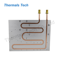 Plaque froide de grande taille 1500W, dissipateur thermique à eau de 500 mm pour batterie d'alimentation