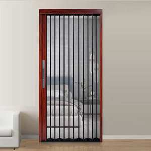 Puerta Mosquitera Plegable Jin Gang, Tipo Corredera, a Prueba de Mosquitos e Insectos, a Prueba de Gatos, Perros y Ratas, con Cerradura, para Puerta de Entrada - Product Image 2