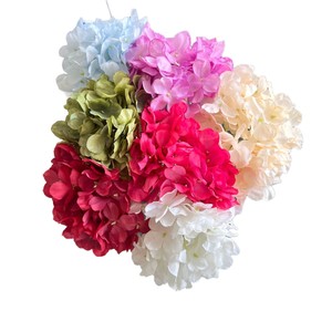 Fleur d'hortensia artificielle Mishu 10 cm en soie pour décoration de mariage et de maison - Product Image 5