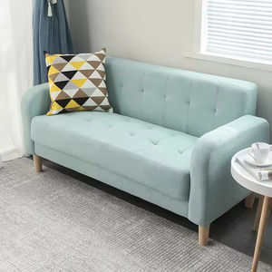 Divani OEM ODM Personalizzabili in Stile Nordico, Divani Imbottiti con Schienale Confortevole, Divano Nero in Pelle per Soggiorno - Product Image 6