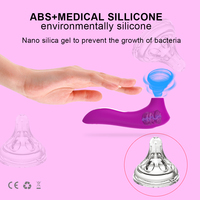 Saugvibrator für Klitoris und Brustwarzen, oraler Vakuumstimulator, Massagegerät, Sexspielzeug für Erwachsene, günstig für Frauen.