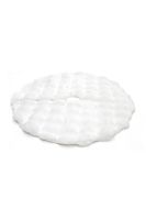 Jupe de sapin de Noël Turkua Home Havana en fausse fourrure de bambou, moderne, douce, moelleuse, avec support antidérapant, extra épaisse, pour les fêtes