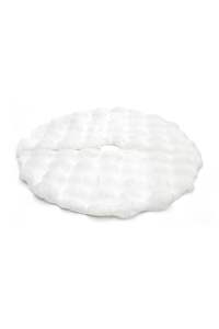 Havana Faux Fur Modern Polyester <b>Christmas</b> Tree Skirt Fluffy Plush Anti-Slip Backing Extra Thick Holiday Decoration <b>Mat</b> Shaggy - Product Image 6