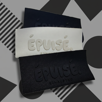 Étiquettes de Col en Silicone 3D Tissées, Logo Vêtement, Étiquettes Tissées en Taffetas de Polyester 3D, Étiquettes de Cou pour Vêtements, Technique de Transfert