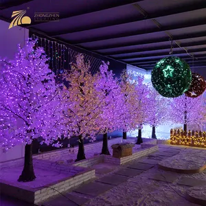 좋은 품질 휴일 축제 훈장 관제사 색깔 변화 LED 크리스마스 나무 빛