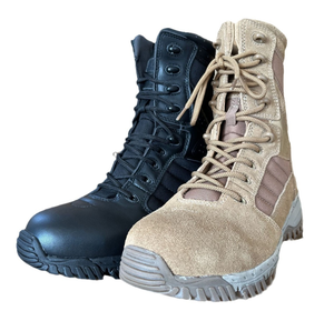 DFD1201 Botas largas de cuero para las 4 estaciones: verano, otoño, primavera e invierno, botas tácticas transpirables - Product Image 4