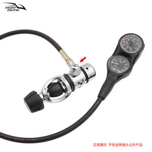 Conector de Primera Etapa para Regulador de Respiración de Buceo KEEP DIVING, Manguera de Alta Presión, Latón Cromado, Junta Giratoria de 360 Grados - Product Image 5