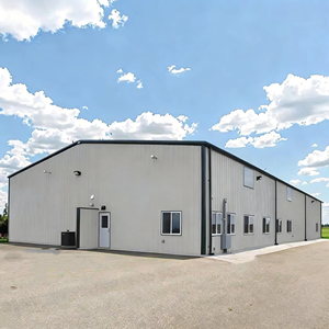 مستودع حديث مسبق الصنع من الهياكل الفولاذية الخفيفة، ورشة عمل، مجموعات بناء معدنية سريعة التجميع للتخزين والمصانع - Product Image 2