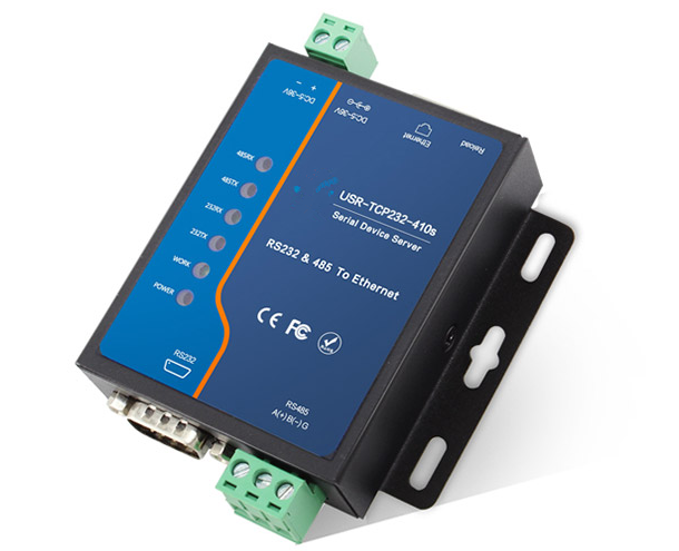 USR Usr-Tcp232-410S RS232 / RS485 Serial to Ethernet Adapter/IP Device Server Ethernet Converter Support DHCP/DNS