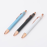 Stylo à bille en métal avec logo personnalisé, stylet rotatif