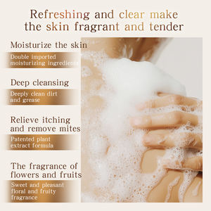 Gel de Ducha Iluminador y Exfoliante de Menta, Gel de Baño Aclarante al por Mayor - Product Image 6