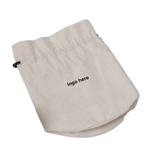 Wholesale Custom Logo Organic Cotton Reusable Cotton Candle Packaging <b>Cloth</b> <b>Dust</b> Bag Round Bottom - Product Image 3