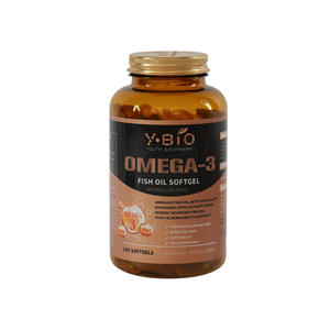 Herstellerzertifiziertes Bio-Fischöl-Softgel 200 Stück/Flasche 18% EPA/12% DHA Unterstützt Herz, Gelenke und Immunität für Erwachsene - Product Image 1