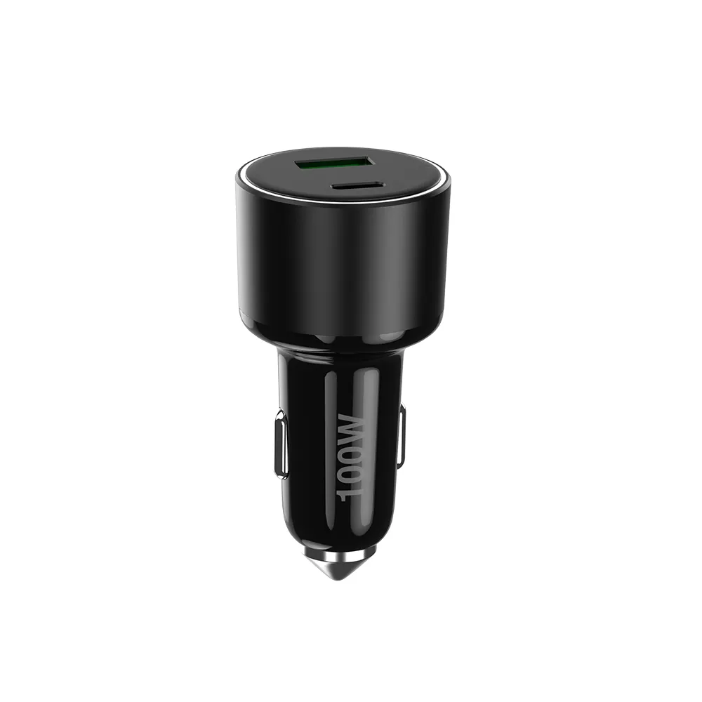 PD Car Charger USB C Fast Charging 100W Multi Port Power Delivery QC Cigarette Lighter Type C Car Adapter Socket for Apple Watch