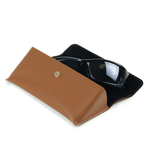 Small MOQ PU Leather for Women Men Accessories High Quality Handmade Pvc Inside Velvet Folding <strong>Funky</strong> Paper Sunglasses <strong>Case</strong> - Product Image 6