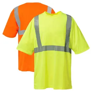 Senior Engineer Sicherheits-Polo-Hemd Herren Kurzarm reflektierendes T-Shirt