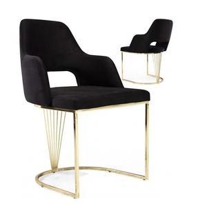 <span class=keywords><strong>Chaise</strong></span> de Restaurant en acier inoxydable doré de haute qualité, <span class=keywords><strong>chaise</strong></span> de salle à manger en velours pour hôtel, Restaurant, maison - Product Image 1