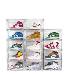 Caja de Almacenamiento de Zapatos Apilable de Alta Calidad OEM, Organizador Transparente, Contenedores de Almacenamiento para Zapatos Usados - Product Image 1