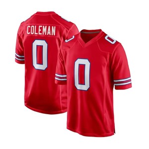 Camisetas Bordadas de Fútbol Americano Unisex <span class=keywords><strong>NF</strong></span> L Buffalo Bills al por Mayor # 17 Allen # 14 Diggs # 0 Coleman # 40 Miller # 88 Knox - Product Image 6