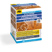 Kit de Restauration du Marbre et du Calcaire FILA Surface Care Solutions - Détergent Liquide pour l'Élimination des Taches Acides, la Réparation de la Matité et la Restauration de la Brillance