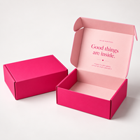 Boîte d'expédition pliable personnalisée, directement de l'usine, avec un style aux couleurs contrastées et un service de logo personnalisé pour les boutiques