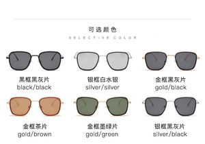 Gafas de Sol Estilo Celebridad, Diseño de Película India, Kabir <span class=keywords><strong>Singh</strong></span> 2019, Montura Cuadrada, Moda Masculina, Gafas de Sol Indias - Product Image 5