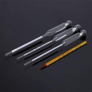 ชุดเครื่องวัดแอลกอฮอล์ไฮโดรมิเตอร์ (0-30% 40-70% 70-100%) สำหรับไวน์ วิสกี้ วอดก้า ชุดเครื่องมือสำหรับบาร์ - Product Image 5