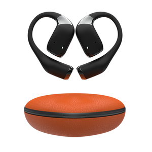 หูฟังไร้สาย JL7006 F8 Wireless 5.3 OWS แบบหนัง พร้อมเคส 480mAh และหูฟังขนาดเล็ก 60mAh ชาร์จผ่านพอร์ต Type-C เล่นได้นาน 6 ชั่วโมง กันน้ำระดับ IPX4 แบบ Open OWS - Product Image 2