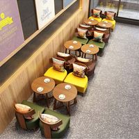 Meubles de style restaurant moderne pour hôtel, café, tables et chaises pour café, sièges de café, banquettes