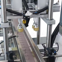 Máquina Tapadora Automática de 4 Ejes CDX-1, Tapadora de Alta Precisión para Botellas Redondas de PET y Vidrio, para Agua y Jugos