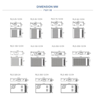 Fuente de Alimentación LRS-50-12 AC-DC 50W, de Corriente Alterna a Corriente Directa, 12V, Salida Única, Encapsulada