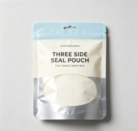 Sachet d'emballage Doypack personnalisé anti-odeur imprimé avec fermeture éclair, idéal pour poudres et snacks, à fond stable