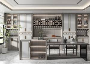 Set <span class=keywords><strong>Cucina</strong></span> di Alta Gamma Personalizzato Rosa e Grigio <span class=keywords><strong>con</strong></span> <span class=keywords><strong>Elettrodomestici</strong></span> Integrati e Funzioni di Stoccaggio Intelligenti - Product Image 6