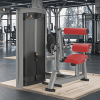 QLK équipement de fitness Gym Fitness Back Press Pin Load Selection Machine Back Press Extension Exercise Equipment