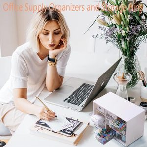 Caja de Almacenamiento de Plástico de 3 Niveles con Cajón y 9 Compartimentos, Mini Gabinetes para Joyería, Cosméticos, Cuentas, Material de Oficina y Manualidades, Venta al Por Mayor - Product Image 5