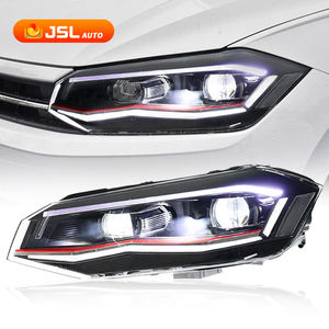 Luces de Coche para Polo, Lente de Proyector de Faro, 2018 Vento <span class=keywords><strong>Virtus</strong></span>, Señal Dinámica, Lámpara de Cabeza LED, Faros Delanteros, Accesorio Automotriz - Product Image 1