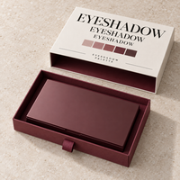 Boîte cadeau coulissante mate personnalisée avec logo, emballage cosmétique de luxe en carton rigide