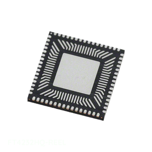 แผ่นสัมผัสอินเตอร์เฟซ FT4232HQ-REEL 64 VFQFN ชิ้นส่วนอิเล็กทรอนิกส์ - Product Image 1