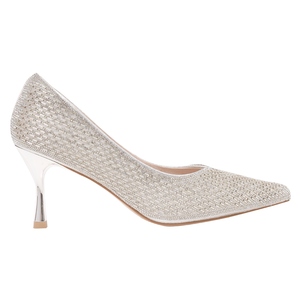 Zapatos de Tacón Alto para Novia con Acabado de Cristal - Product Image 6