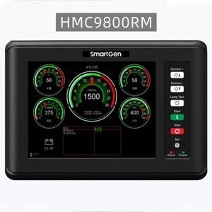 ตัวควบคุมเครื่องกำเนิดไฟฟ้าดีเซล SmartGen HMC9800RM พร้อมจอ LCD สำหรับการตรวจสอบและทดสอบระยะไกลทางทะเล - Product Image 1