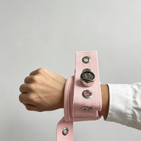 Sangle de contention médicale pour poignet, attache de membre pour patient hospitalier, restraints médicales rembourrées douces, menottes roses, attache de main psychiatrique