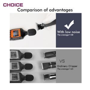 เครื่องเล็มผมไฟฟ้าแบบชาร์จไฟได้สำหรับผู้ชายเครื่องตัดผมแบบมืออาชีพใช้ USB ขนาดเล็ก - Product Image 4