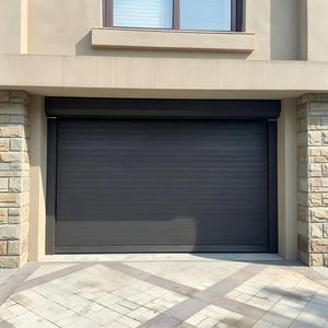 Porte de <span class=keywords><strong>garage</strong></span> à enroulement en aluminium électrique sur mesure, silencieuse, isolée, antivol, pour villa - Product Image 3