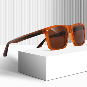 2025 nouveau classique Designer carré rétro lunettes de soleil Logo personnalisé cadre carré acétate lunettes de soleil UV400 verres polarisés lunettes de soleil - Product Image 6