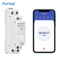 ATMS1602Z Zigbee Smart Timer Switch DIN Rail 16A Meteran Listrik Kontrol Aplikasi